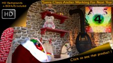 Santa Claus Atelier Working For Next Year HD Backs