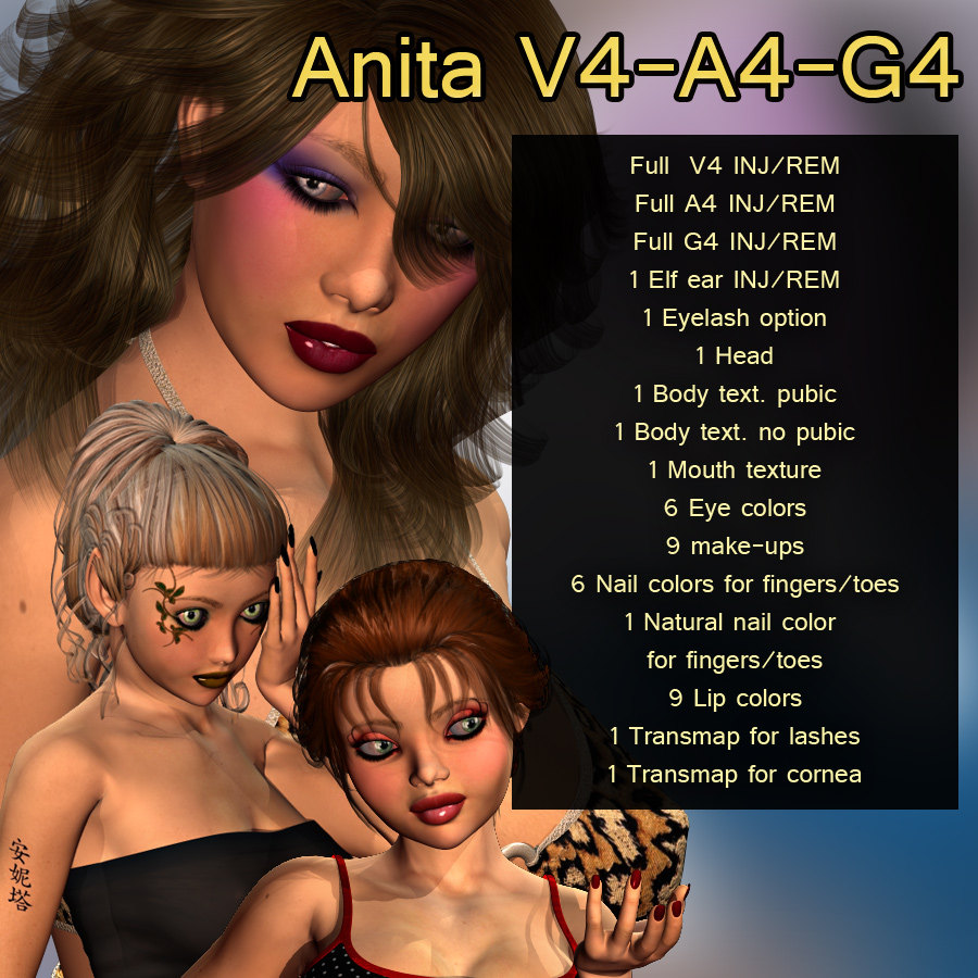 V4-A4-Girl 4: Caucasian Beauty Anita - Click Image to Close